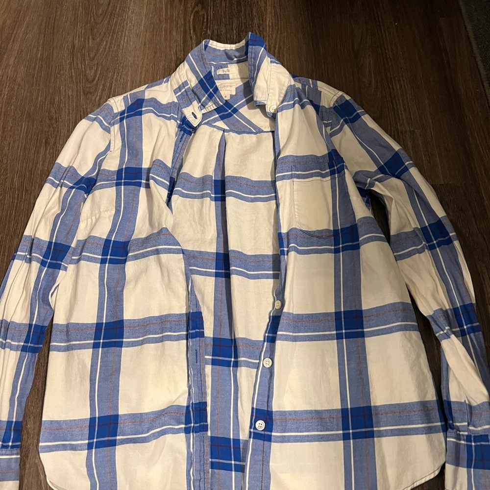 J. Crew plaid button up